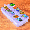PRO BEROS DW1115A 10PCS Fishing Lure Set Rotating Tail Popper Topwater Swim Crankbait Artificial Hard Bait