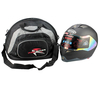 PRO-BIKER Portable Motorcycle Full Face Helmet Bag Backpack Black Waterproof