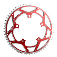 Qikour 60T Single Speed 130BCD Chainwheel CNC Aluminum Alloy Folding Bike Bicycle Crankset Cycling Chain Ring