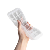 QUANGE LS010102 Home Kitchen Ice Cube Tray 24 Grid Icy Tray Rapid Demolding Large Capacity Small Ice Cube Mold Icy Tray