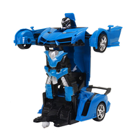 Rastar 2 In 1 Rc Car Sports Wireless Transformation Robot Models Deformation Fighting Toys