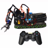 Remote Control Robot Tank Toys RC Robot Chassis Kit With ServoPS2 Mearm
