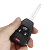 Replacement 4 Buttons Remote Key Fob Case Shell Blade For Jeep Liberty 2005-2007