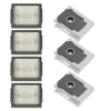 Replacements for iRobot Roomba i7 E5 E6 I series Vacuum Cleaner Filter*4 Dust Bag*3