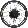 RISUNMOTOR Powerful Brushless Gearless Hub Motor 48V 1500W Front Wheel Electric Bike DIY Conversion Kits with LCD3 Displ