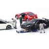 RM 1:64 Scale Character Stereo Model Outdoor Combat Baseball Bat siku Kids Toys