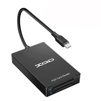 Rocketek Type-C XQD SD Card Reader Dual Slot Memory Card Reader 5Gpbs Super Speed XQD Card Reader SD SDHC Card Reader fo