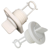 Round/Square Thread Drain Plug White Hole Drainage Valve Screw Socket For Marine Boat Yacht