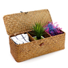 Seaweed Woven Storage Basket Fruit Sundries Home Organizer Fruit Container