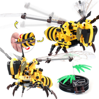 SEMBO 703200 Honeybee DIY Bumblebee Flying Insect Building Blocks With Box Package Bricks Toys Gift Decor