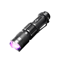 SHENYU SY1003 AA/14500 Flashlight UV 395nm LED Purple Violet Light Detecting Fluorescer Money Multifunction Lamp For Cam