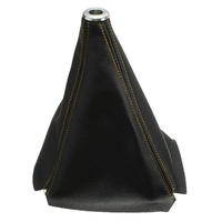 Shift Knob Shifter Boot Cover MT/AT PVC Fiber Stitch Universal