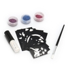 Shimmer Glitter Powders Body Temporary Tattoos Stencils Brushes Glues Kits Tool