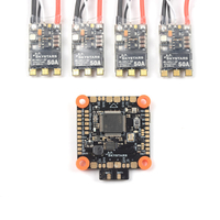 SKYSTARS BetaFlight F405 AIO Flight Controller OSD & 4 PCS 50A Blheli_32 3-6S DSHOT1200 Brushless ESC for RC Drone FPV R