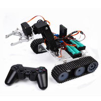SNAR20DIY RC Robot Arm Tank Acrylic With PS2 Stick