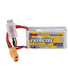 Sologood 7.4V 1200mah 25C 2S Li Battery XT60 Plug RC Car Parts 68*31*15mm