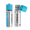 SORBO 1.5V 1200mAh AA LIPO Battery Support USB Rechargeable 1 Hour Quick Charging