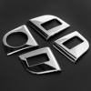 Stainless Steel Car Armrest Button Decoration Moulding Trim Strip For Skoda Octavia A7