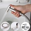 Stainless Steel Handheld Bidet Toilet Sprayer Set Kit Bidet faucet for Bathroom Hand Shower Head self cleaningfor Pers