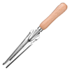 Stainless Steel Multi-functional Drafting Saw Shovel Wooden Handle Grass Cutting Knife Ideal for Gardening and Landscapi