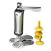 Stainless Steel Non-Stick Cookie PressSet Include 22 Shapes & 4 Decorating Tips