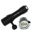 StarryLight WP0C 5 x LEDs 2 & XPEBRD-R2 900Lumens 3Modes Diving Flashlight with Indicator Light + Bracket + Wrench