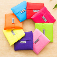 Storage Bags Large-capacity Foldable Green Tote Folding Handbags Grocery Bag Customized Gift for Promotion