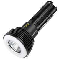 SupFire D10 XML2 1100Lumens Dual Lamp Dual Switch 5Modes USB Rechargeable LED Flashlight 18650/26650 Flashlight with Tai