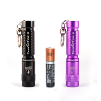 TANK007 E09 UV Violet Mini UV Light EDC AAA Flashlight Mini Keychain Light