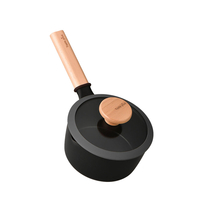 Taste Plus MOTOMI TP1N16 16CM Non-stick Pan Multi-purpose Aluminum Alloy Frying Pan Milk Heating Pot Egg Soup Kitchen Mi