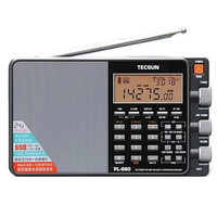 Techsun PL-880 Portable Radio High-performance Full-band Digital Tuned Stereo Radio Fans Short Wave Media Player