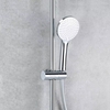 Tinymu Pressurized Shower Head Sets 110mm Large Shower Panel 3 Shower Mode Stainless Steel Water Hose Faucet Lifting Rod