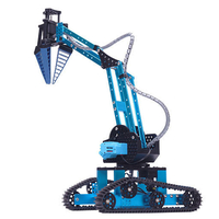 TongLi K4 DIY 3-Gripper Metal RC Robot Arm With Controller