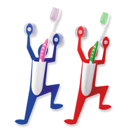 Toothbrush Toothpaste Holder Suction Cup Toothpaste Bathroom Storage Rack Wall Mount Storage Box