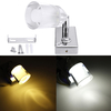 Touch Dimmer Switch 12V Dimming Acrylic LED Swivel Reading Spot Lights Wall Lamp Adjustable For RV Boat Caravan Camper M