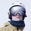 TS Double Spherical Adult Skiing Goggles From Xiaomi Youpin Outdoor 180° REVO Vacuum Coating Anti-fog Sliver/Red Lens+Ni