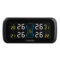U903E Car TPMS Tire Pressure Monitoring System Cigarette Lighter Supply Power with 4 External Sensor