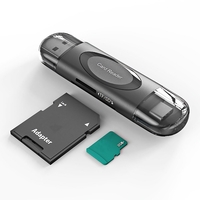 Ult-Best Multifunction USB3.0 Type-C SD/TF Card Reader for Smartphone Tablet
