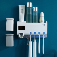 Ultraviolet Disinfection Toothbrush Holder Automatic Squeezing Toothpaste