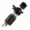 Universal 3-Port Oil Catch Can Tank Reservoir Breather Filter Drain Valve