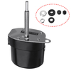 Universal Black Windshield Wiper Stainless Steel Motor 12V For Chevy Ford/Jeep