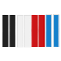Universal Car Racing Body Stripe Pinstripe Hood Side Decals Vinyl LIB