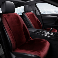 Universal Heated Winter Car Seat Cover Cushion Protector Heater Warmer Third Gear Heating 5 Mode Massage Set Leather Vel