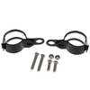 Universal Motorcycle Turn Light Indicator Relocation Fork Clamps Pair