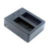 USB Dual Battery Charger For SJCAM EKEN H9 H9R H3 H3R H8PRO H8R H8 pro Sports Action Camera