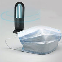 USB Rechargeable UVC Germicidal Sterilization Sterilize Light Tube Bulb Bactericidal Lamp UVC Wall Lamp Ozone Quartz UV