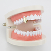 Vampire Dog Teeth Geometric Gold Plated Grillz Jewelry