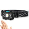 WARSUN 577 XPG 800LM Lightweight Smart Sensor Headlamp 5Modes Rechargeable Waterproof Red Warning Light For Night Safe R