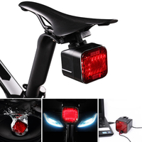 WILD MAN Multifunctional Bike Sound bluetooth Taillight USB Rechargeable Waterproof Play Music Stereo Volume Control Fun