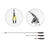 XANES 021 69cm Flexible Telescoping Magnetic Pick Up Extendable Tool For Picking Screwdriver Nuts Screw with Flashlight